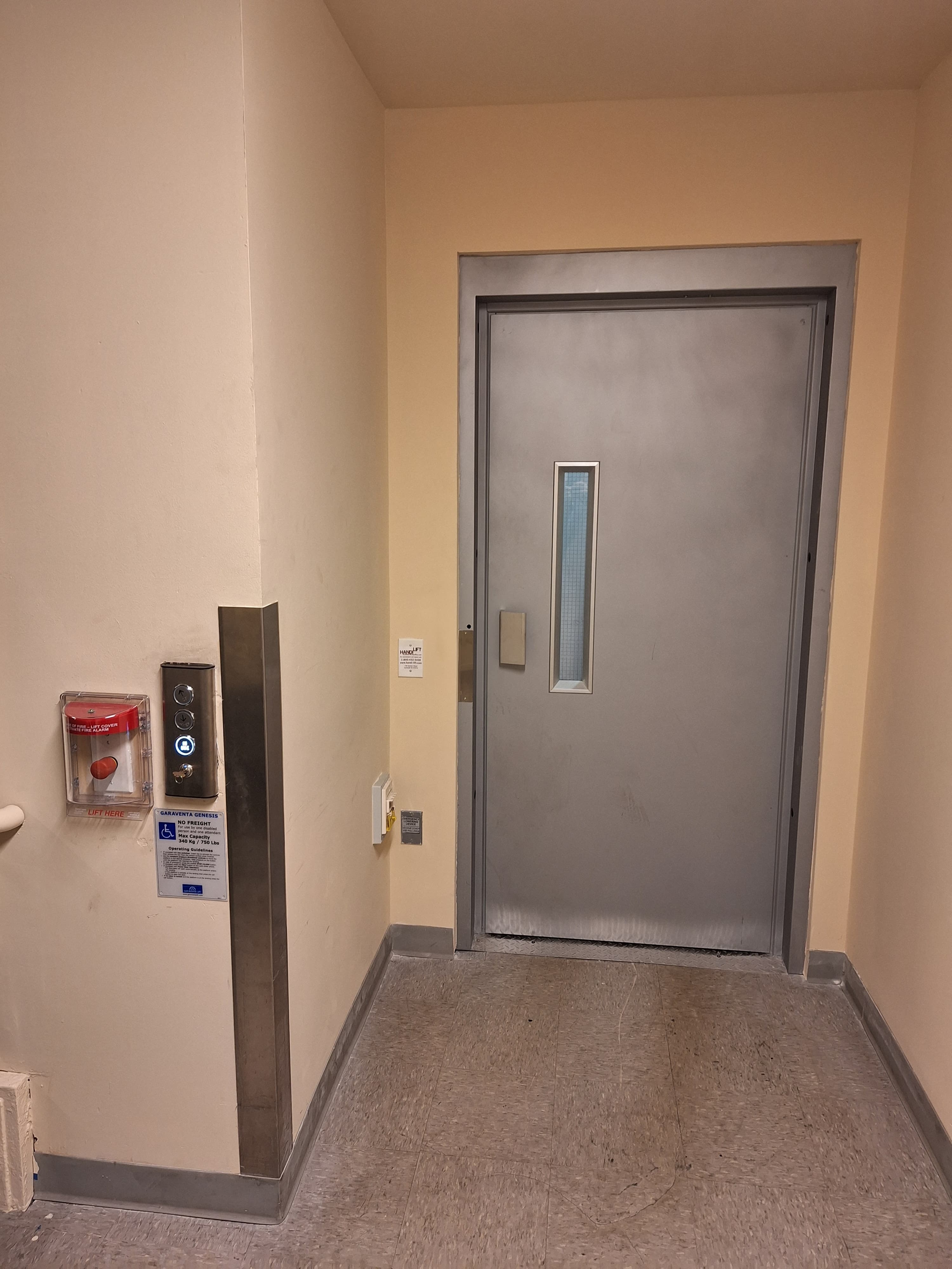 Apple Grand Central Enclosure Vertical Platform Wheelchair Lift 21