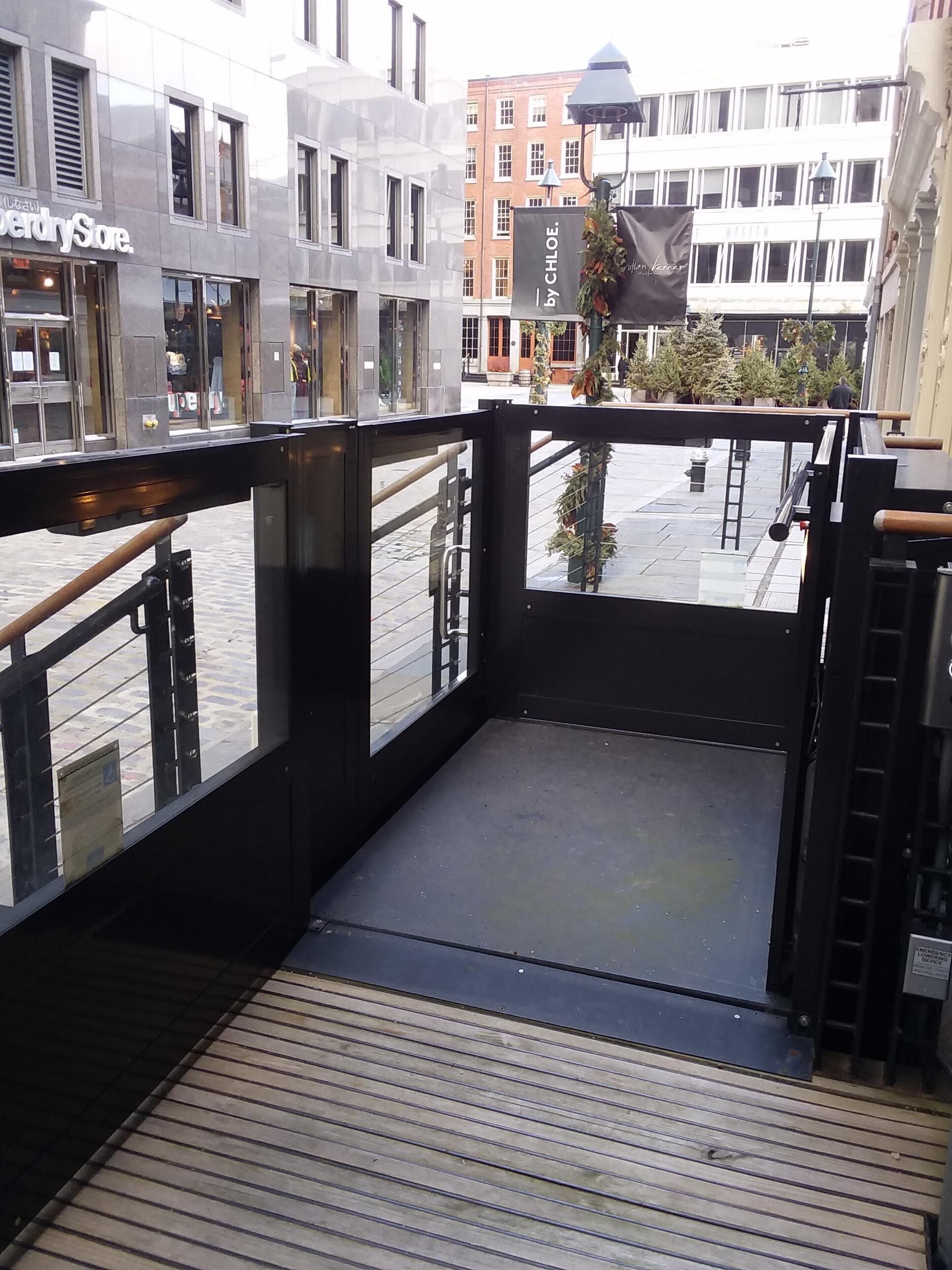 Standard Enclosure Vertical Platform Wheelchair Lifts 22